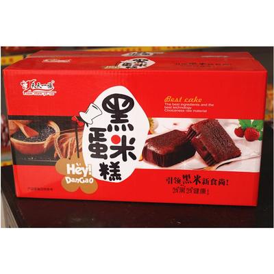 天天黑米蛋糕,香软蛋糕, 2.5kg/箱,蛋糕批发,厂家直销图片_高清图_细节图-漯河市天天食品 -